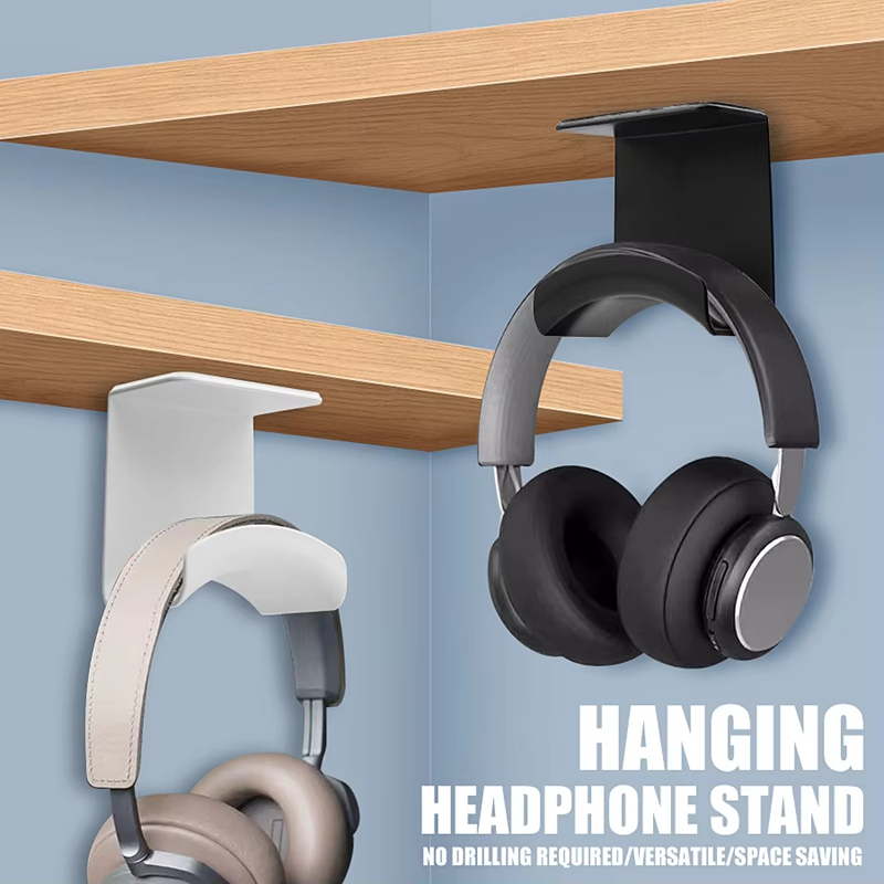 Standing Desk - Evrensel Kulaklık Standı Yapışkanlı Plastik Duvar