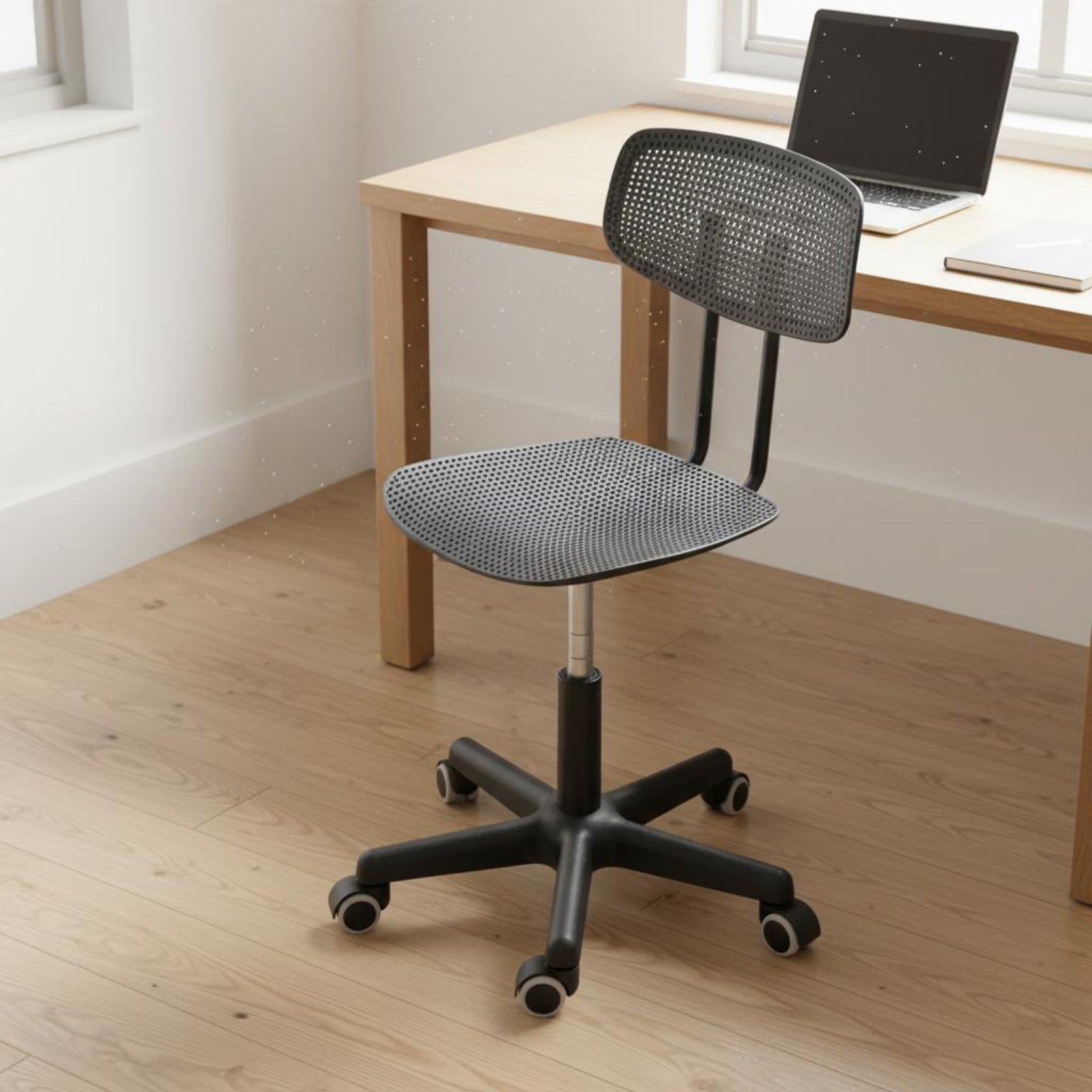 Office Chair - Ayarlanabilir Tekerlekli Çalışma Koltuğu Nefes Alabilen