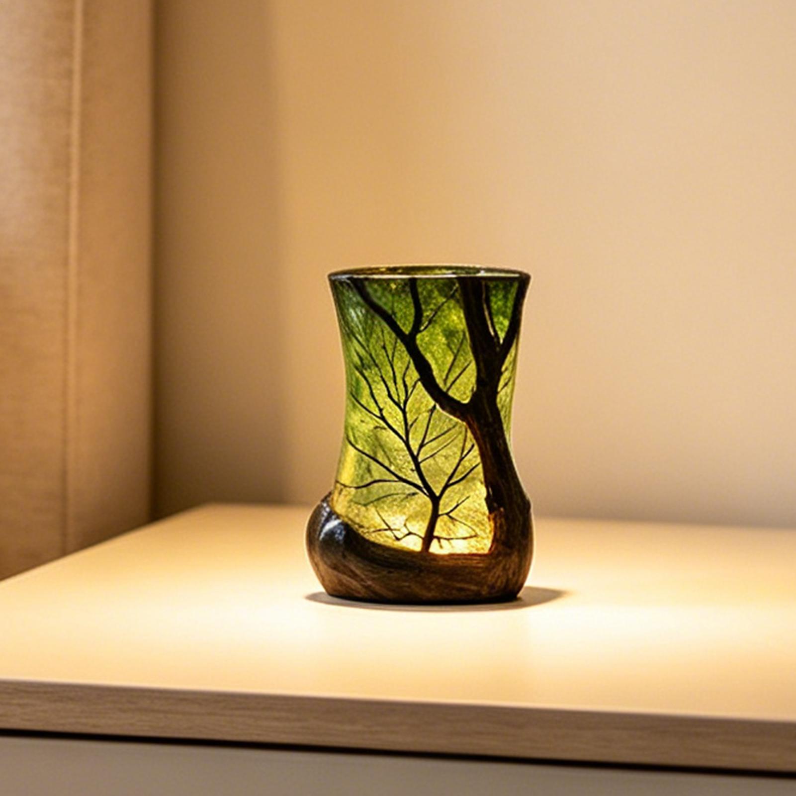 Bookshelf - Başucu Masa Lambası Orman Gece Lambası