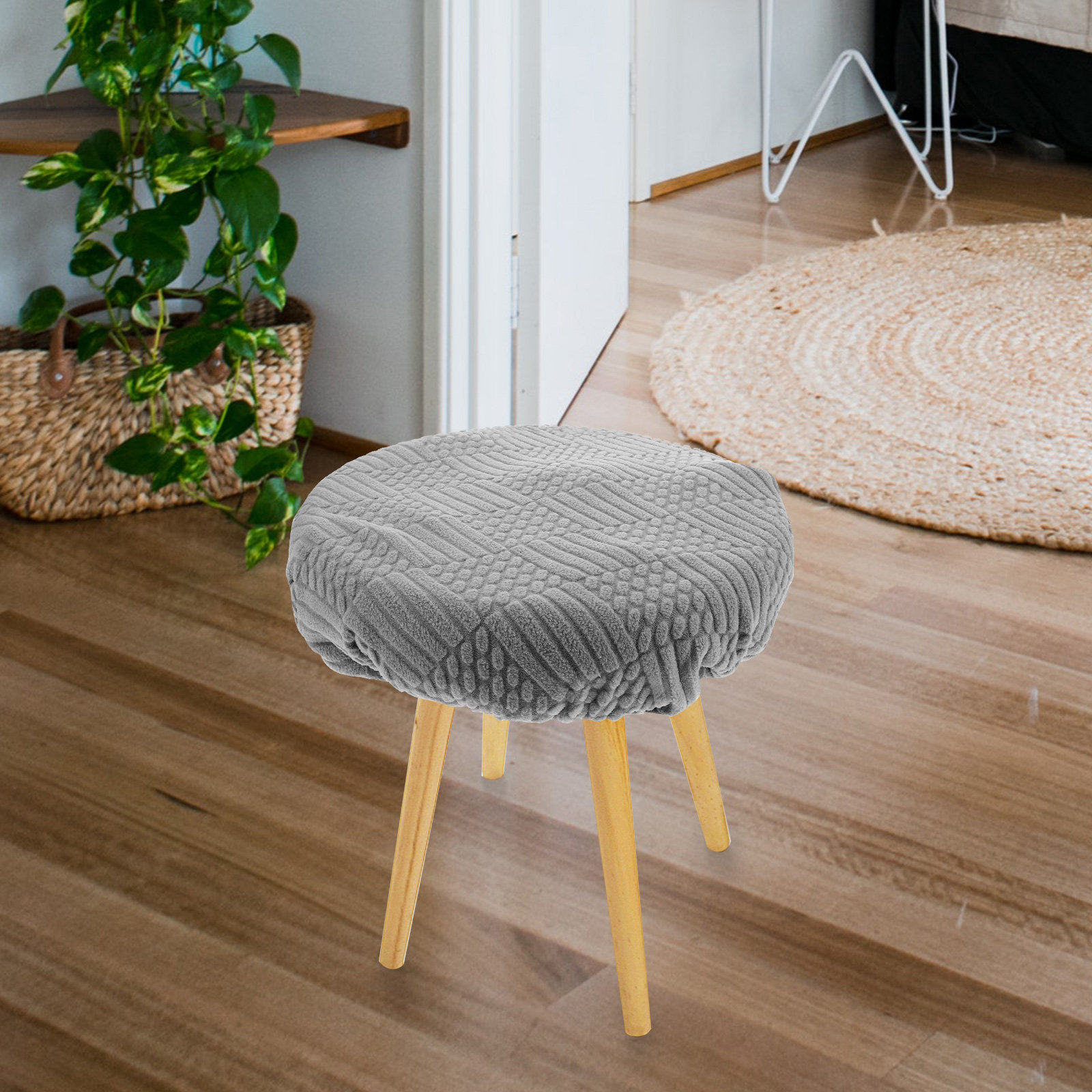 Office Chair Cushion - Esnek, Elastik, Yuvarlak Sandalye Kılıfı, 11-14