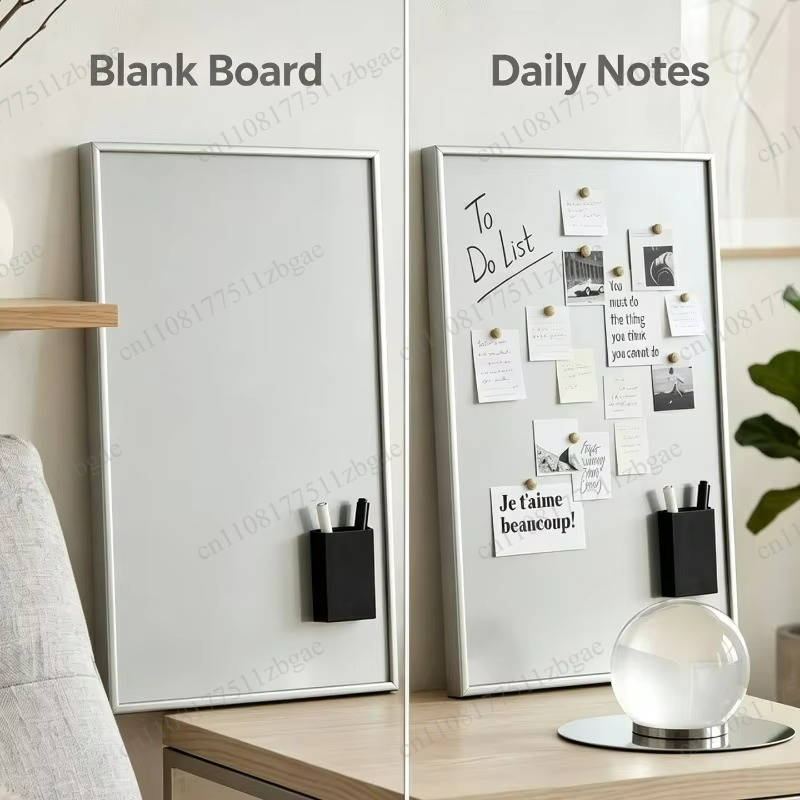 Desk Organizer - Kalemlikli Manyetik Beyaz Tahta, Masa veya