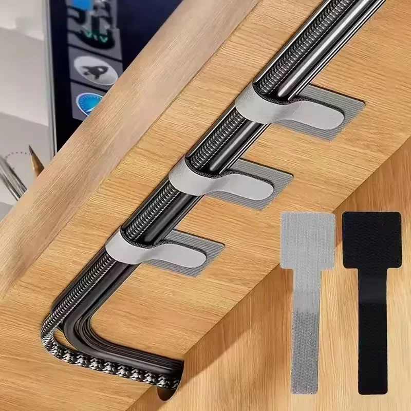 Desk Organizer - Yeniden Kullanılabilir Kablo Bağları, Kablo Düzenleyici,