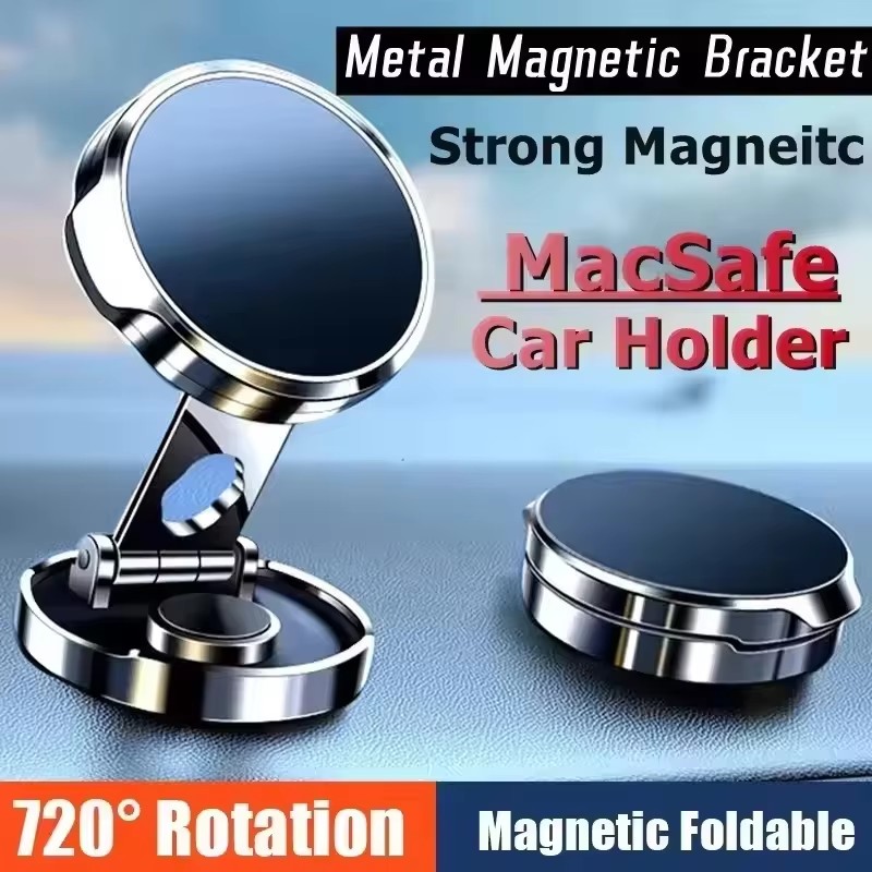 Mobile Pedestal Cabinet - Yuvarlak Katlanır Manyetik Araç Tutucu 360