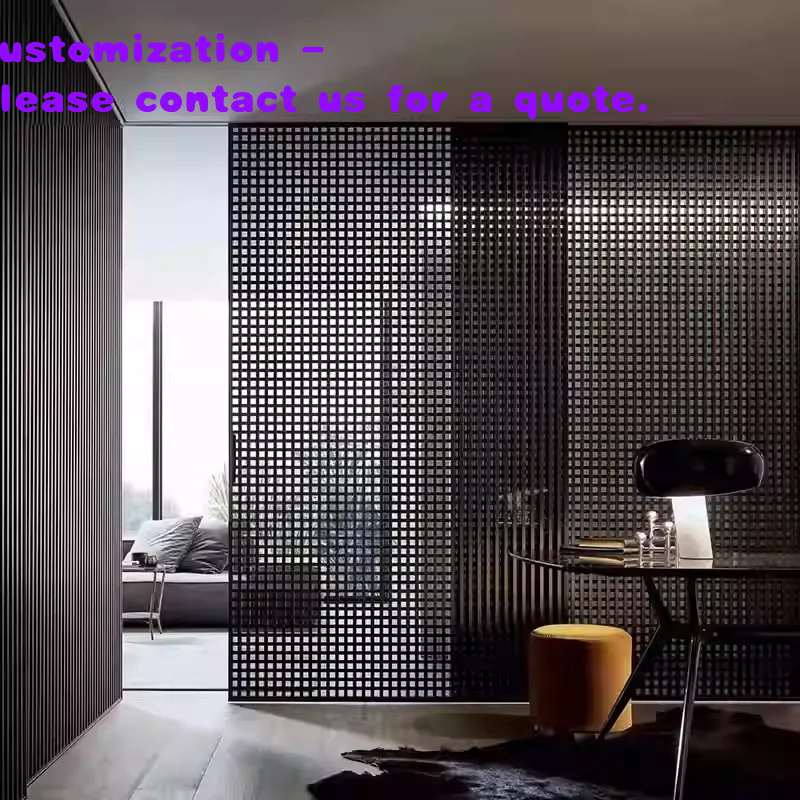 Partition Screen Divider - Özel İtalyan Art Deco Demir Izgara