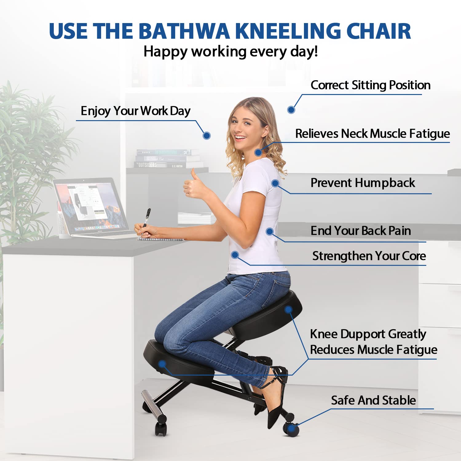Ofis İçin Ergonomik Diz Çökme  - Office Stool incelemesi ve fiyatı