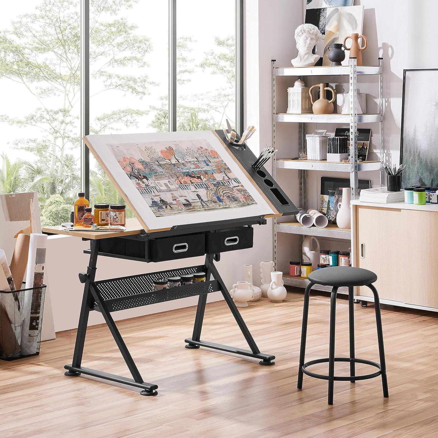 Ayarlanabilir Çizim Masası, Uy - Office Stool incelemesi ve fiyatı