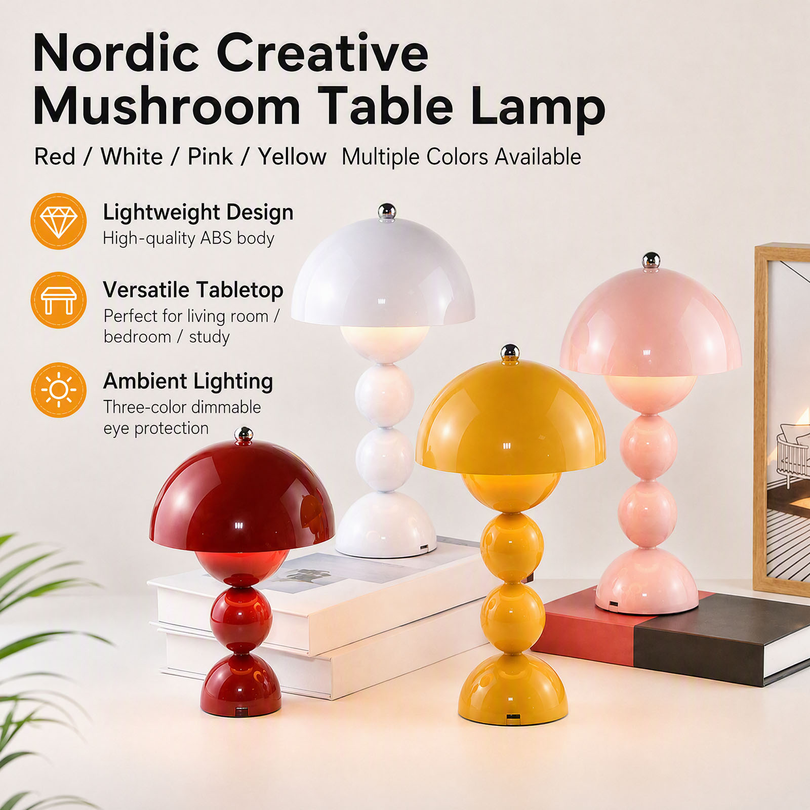 Mantar Şeklinde Çiçek Tomurcuğ - Desk Lamp incelemesi ve fiyatı