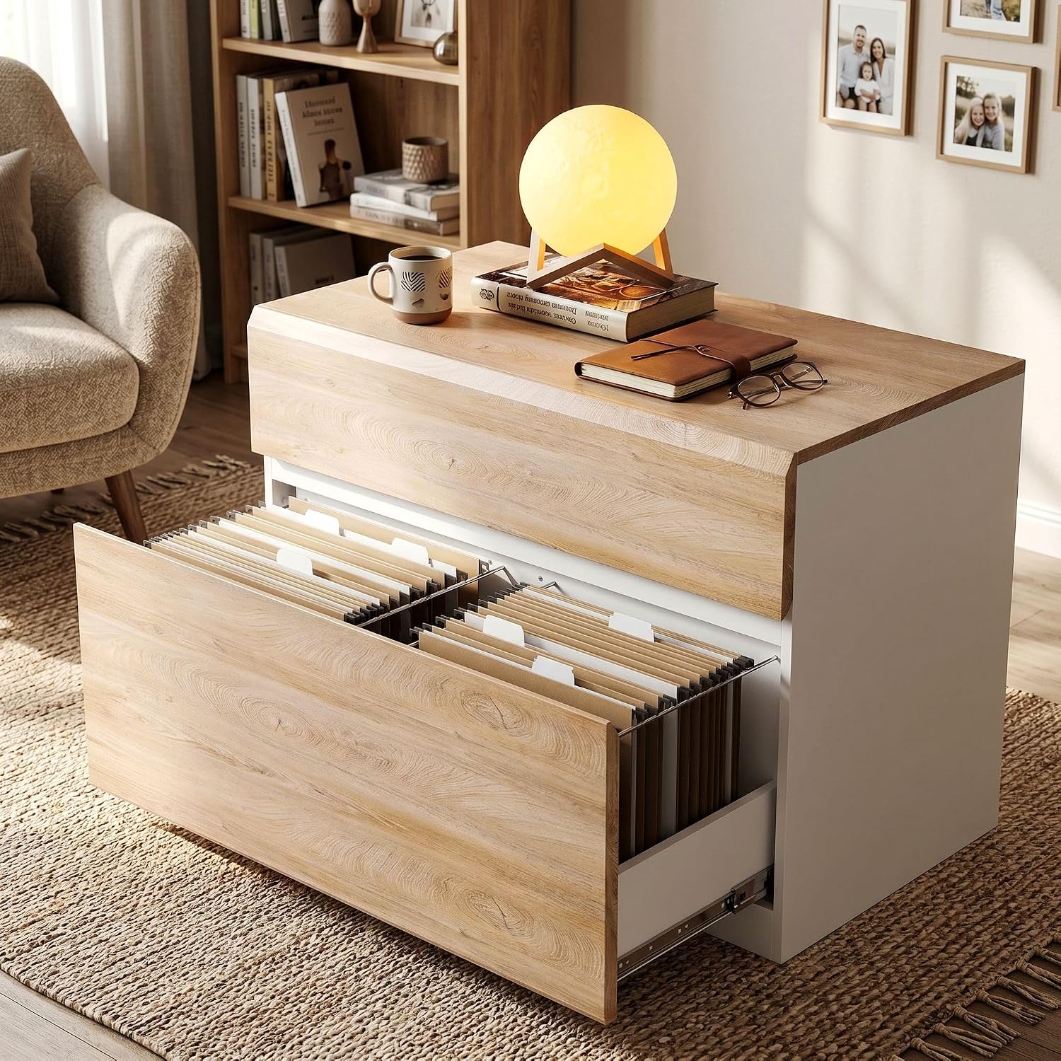Ev Ofisi için 2 Çekmeceli Yan  - Printer Stand incelemesi ve fiyatı
