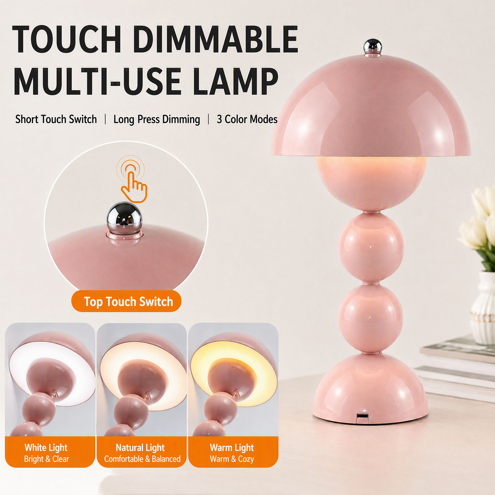 USB'li Mantar Şeklinde LED Mas - Desk Lamp incelemesi ve fiyatı
