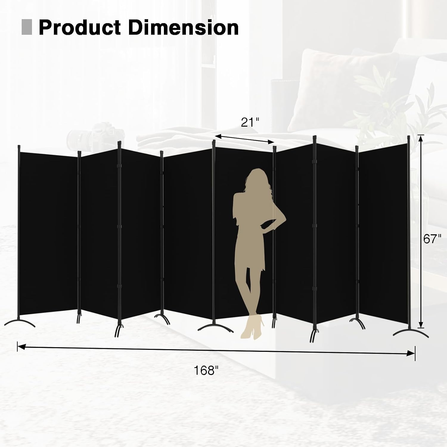 Oda Bölücü-Katlanır Gizlilik P - Partition Screen Divider incelemesi ve fiyatı