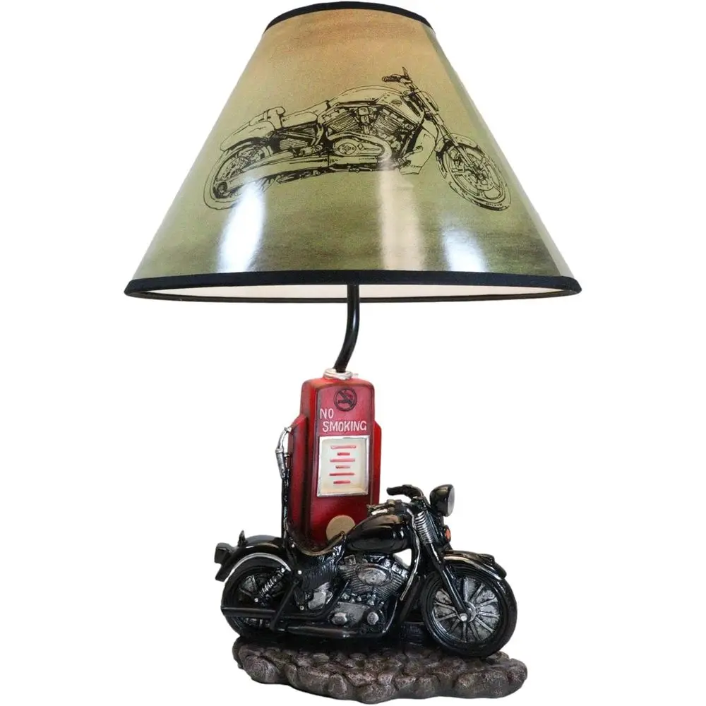 Vintage Retro Siyah Motosiklet - Desk Lamp incelemesi ve fiyatı