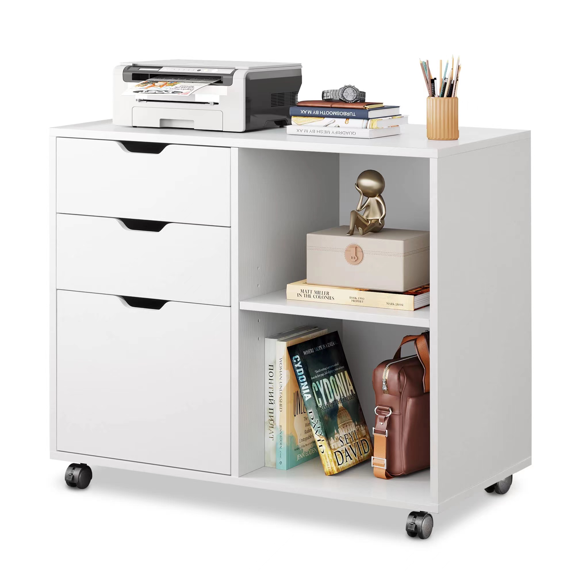 3 Çekmeceli Ahşap Dosya Dolabı - Printer Stand incelemesi ve fiyatı