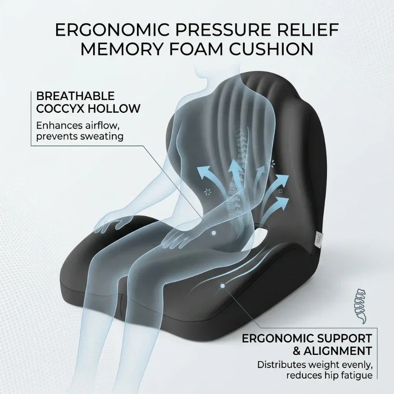Kokseks Destekli Oturma Minder - Office Chair Cushion incelemesi ve fiyatı